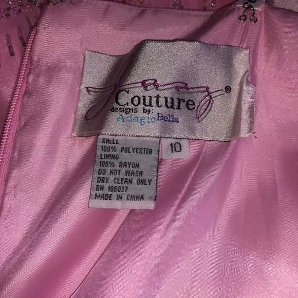 Light Pink Chiffon Prom or Pageant Dress - Picture 7 of 7